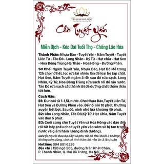 Chè Dưỡng Nhan Tuyết Yến (set 5 gói chỉ với 150k)