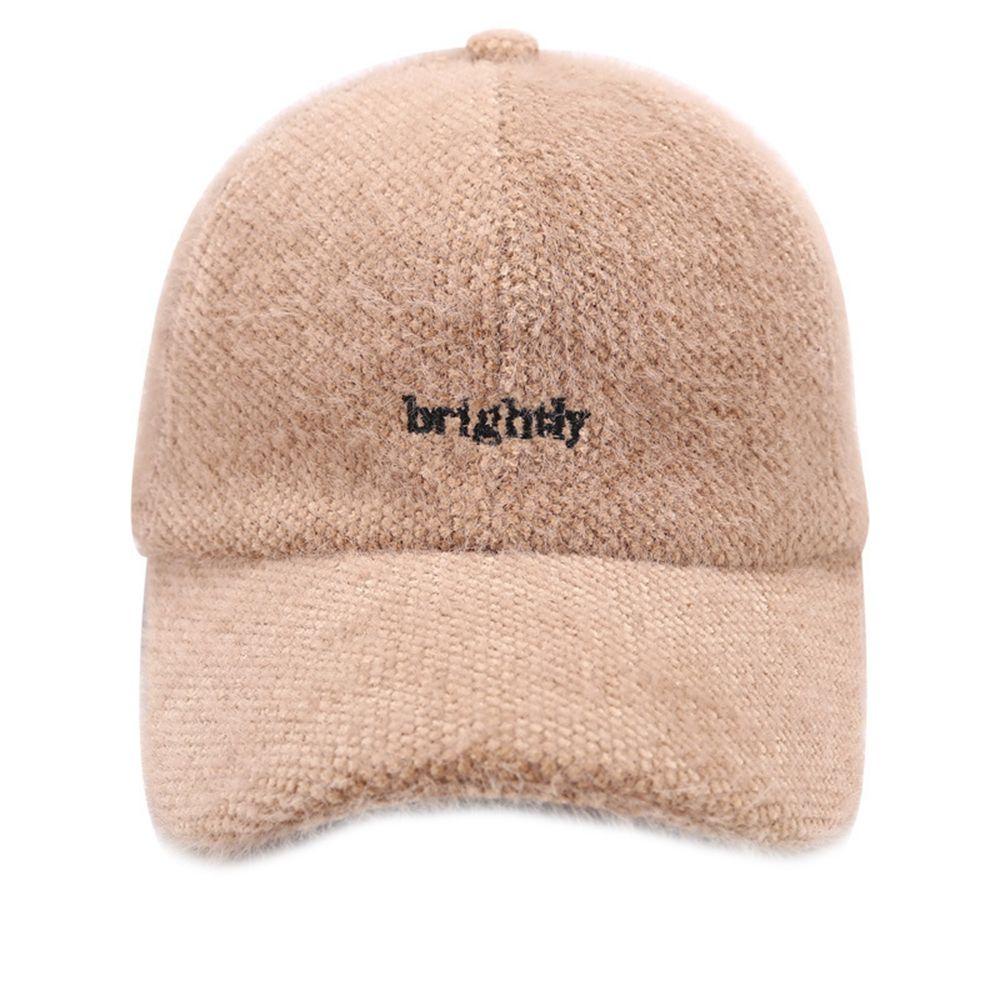 Mũ Lưỡi Trai Vải Len Lông Cừu Chống Nắng Thời Trang Thu Đông Dễ Thương Cho Nam