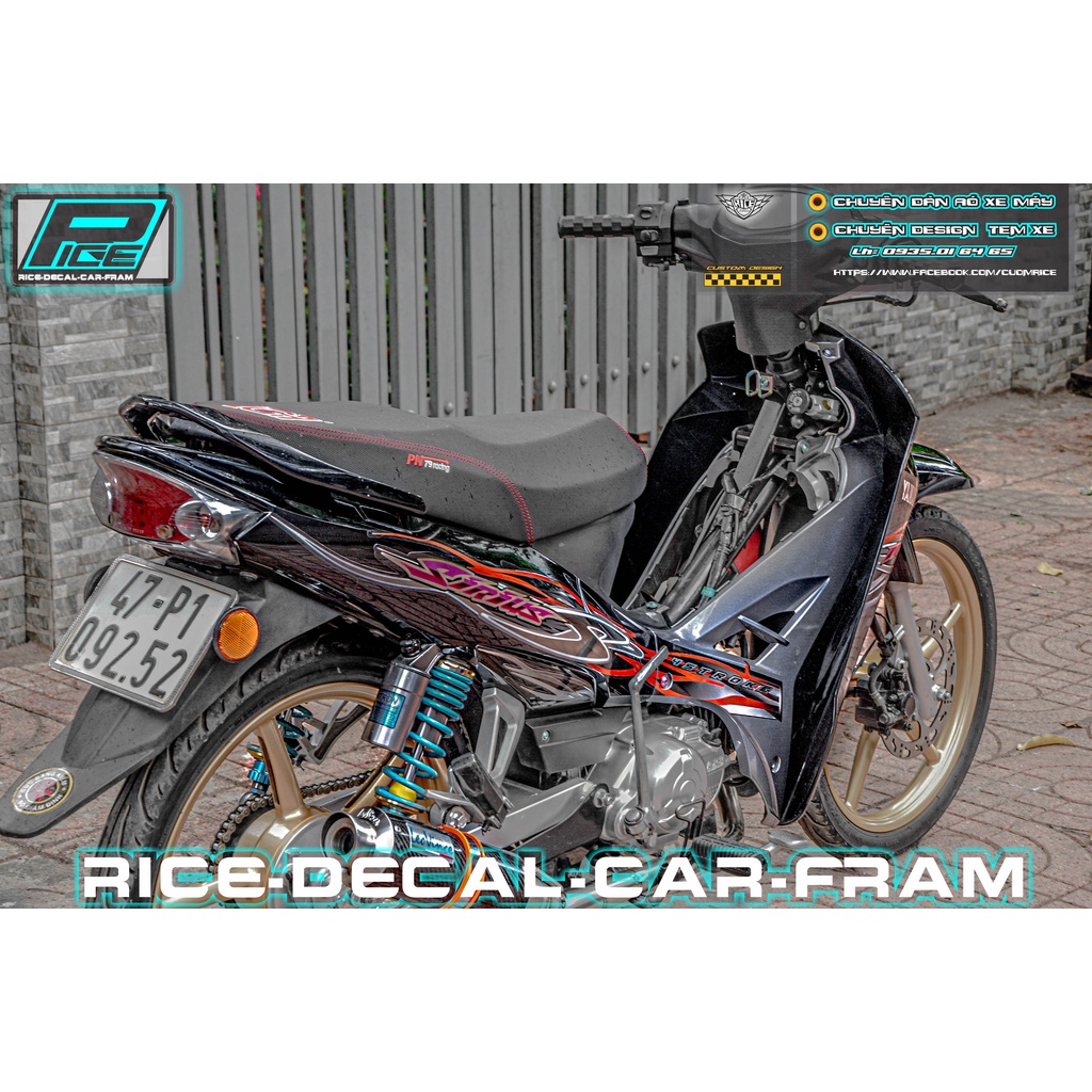 Tem Sirius Full Đen Mẫu S thái