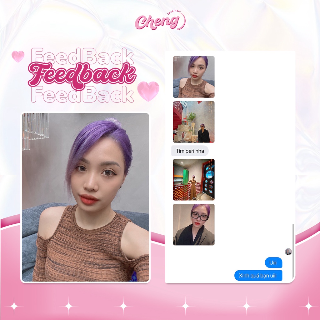 [Độc quyền] Thuốc Nhuộm Tóc Màu Very Peri hot trend 2022 | Chenglovehair, Chenglovehairs