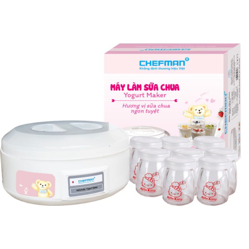 MÁY LÀM SỮA CHUA CHEFMAN CM - 302T ( quà tặng sữa)