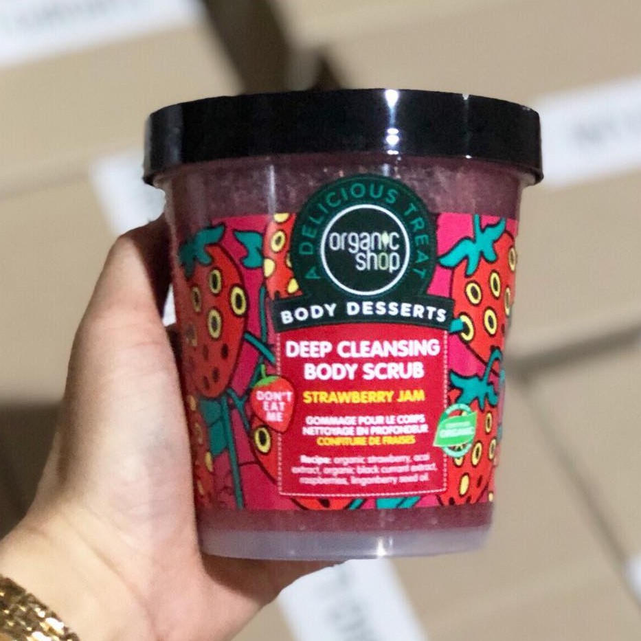 Tẩy Tế Bào Chết Toàn Thân Organic Shop Body Desserts Body Scrub 450ml