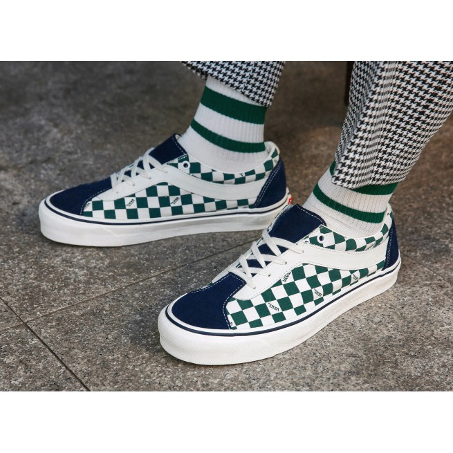 [Đề nghị đặc biệt]Vans classic series sneakers sneakers Bold Ni men and women checkerboard new official