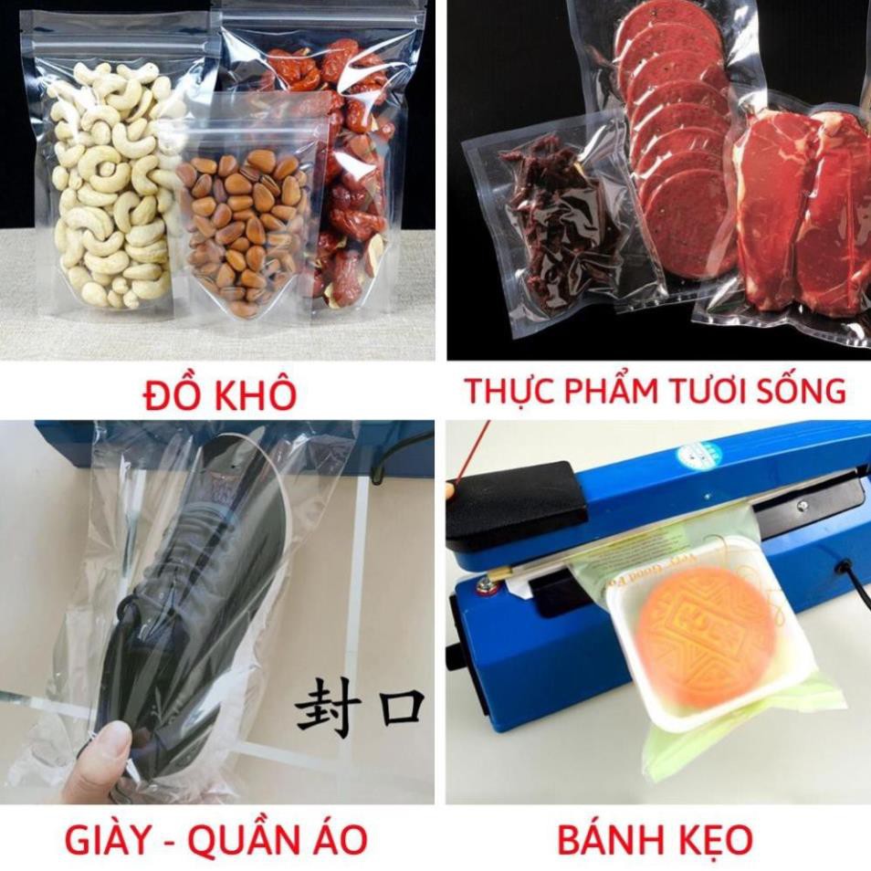 ✔️ Sale Máy hàn miệng túi dập tay chuyên dụng PP/PE (Cỡ 200/300x5mm) (Đỏ) Máy đóng gói KamiHome bảo hành 6 tháng ✔️