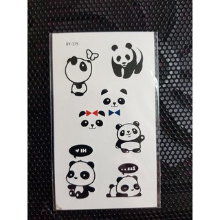 set 5 tờ Hình xăm dán cá tính mèo cute