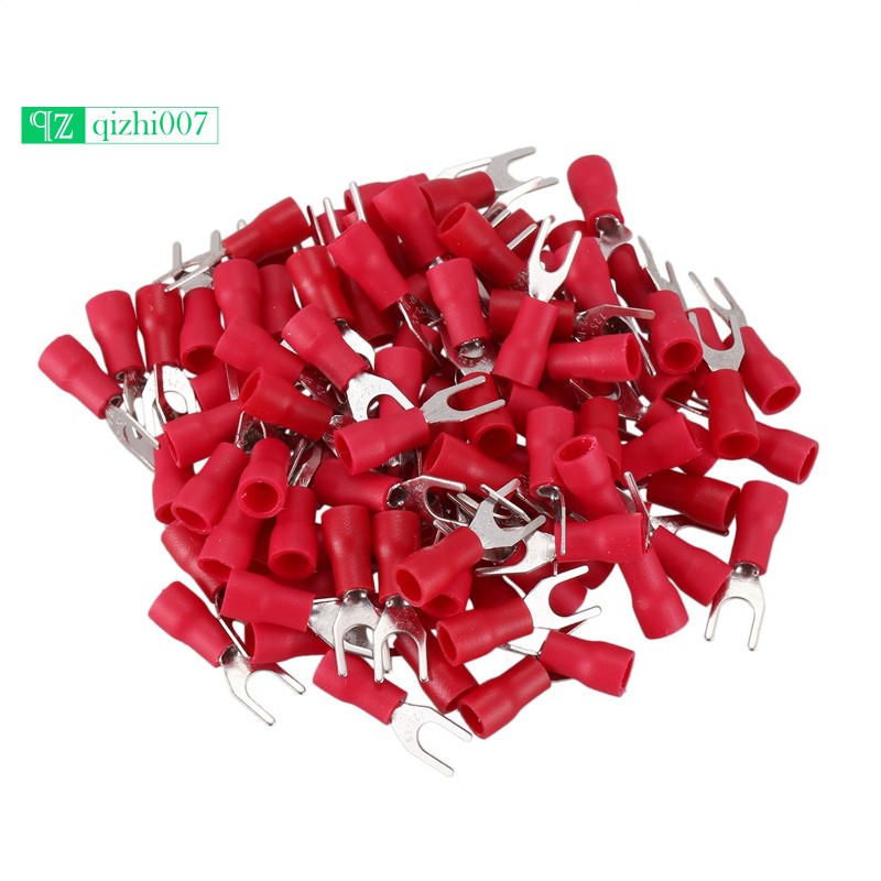 Set 100 Đầu Nối Dây Điện Cách Nhiệt 4mm Awg 22-16 Chuyên Dụng