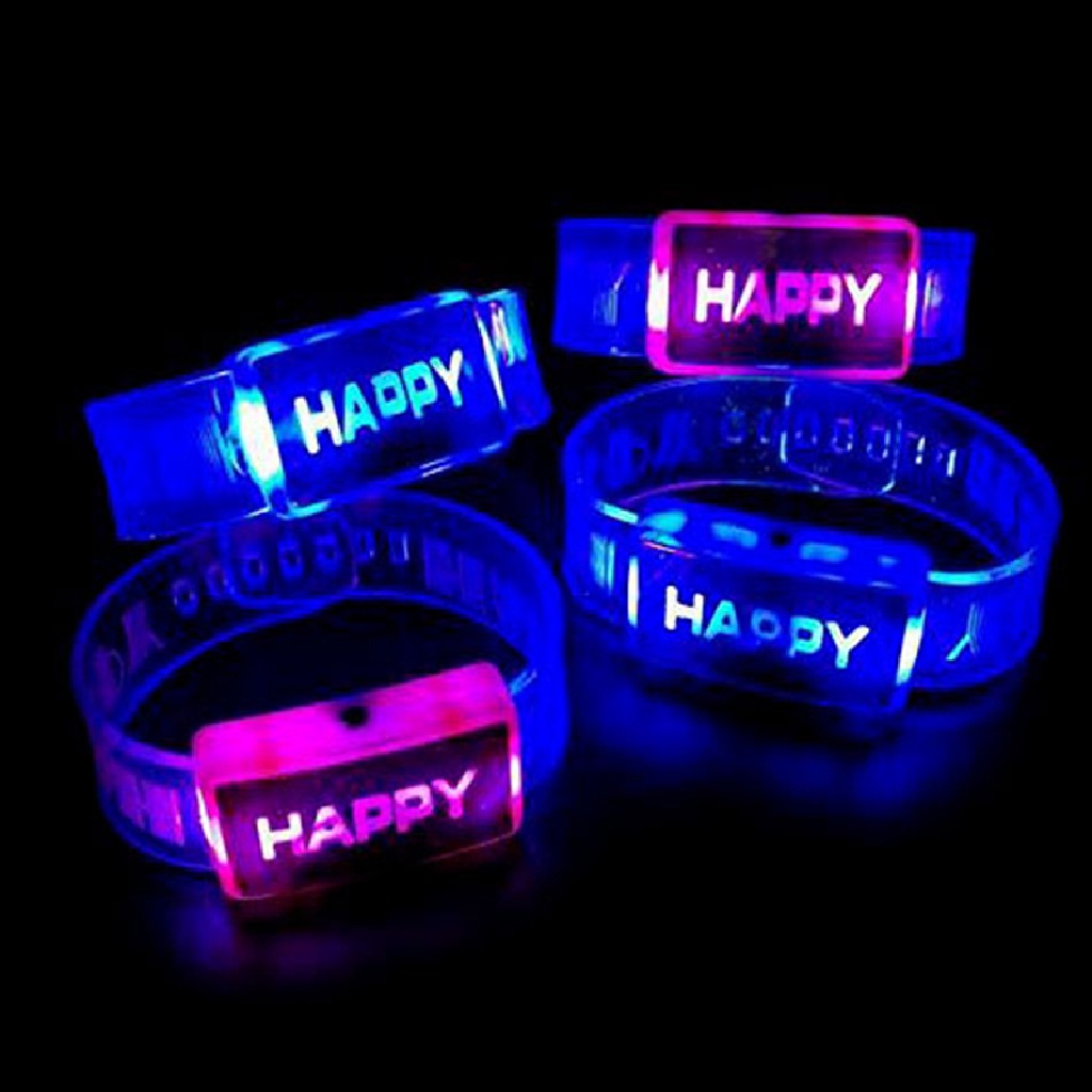 Vòng Đeo Tay Silicone Có Đèn LED Nhiều Màu Sắc Cho Bé