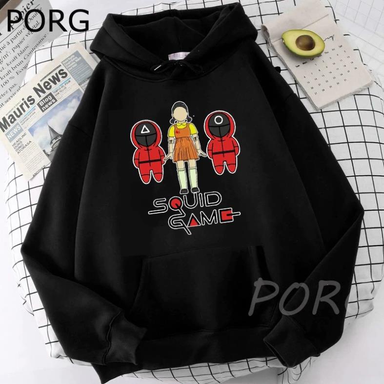 Áo Hoodie dài tay UNISEX SQUID GAME / Trò chơi con mực Hottrend đủ size | NA STORE