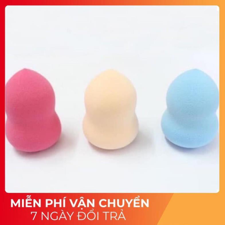 [FREESHIP] Siêu Mịn bông tán kem nền makeup - mút đánh phấn hồ lô trứng tròn