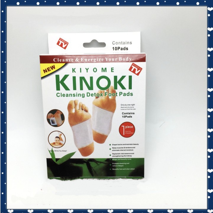 Miếng dán giảm đau thải độc cơ thể KINOKI - Giá siêu hấp dẫn