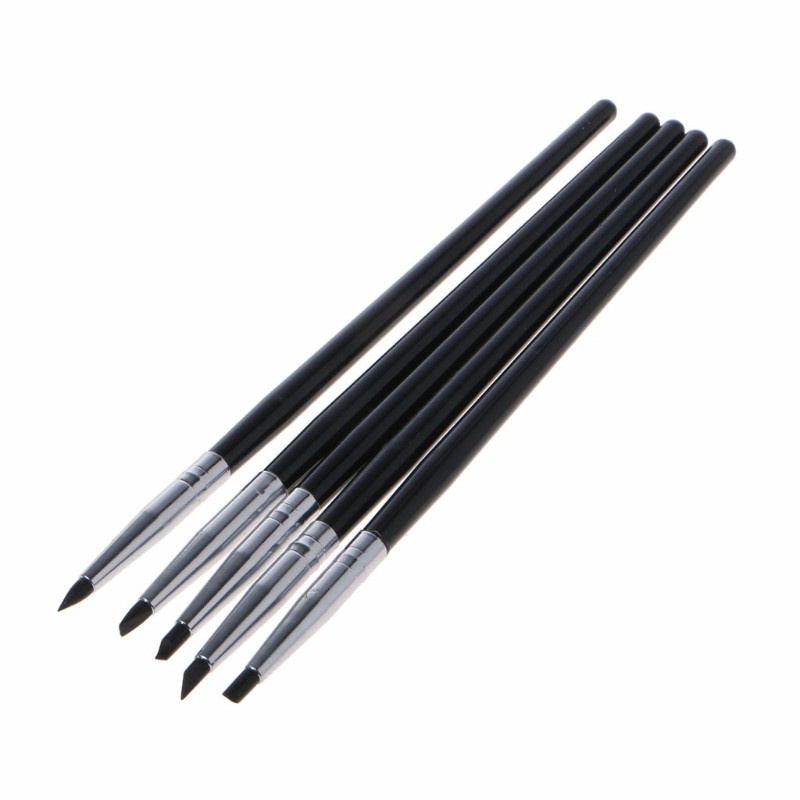 Set 5 bút đầu silicon đa năng dùng điêu khắc mỹ thuật