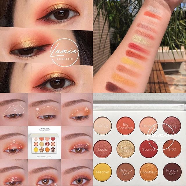 Bảng mắt colourpop yes please, give it to me straight, lit, she