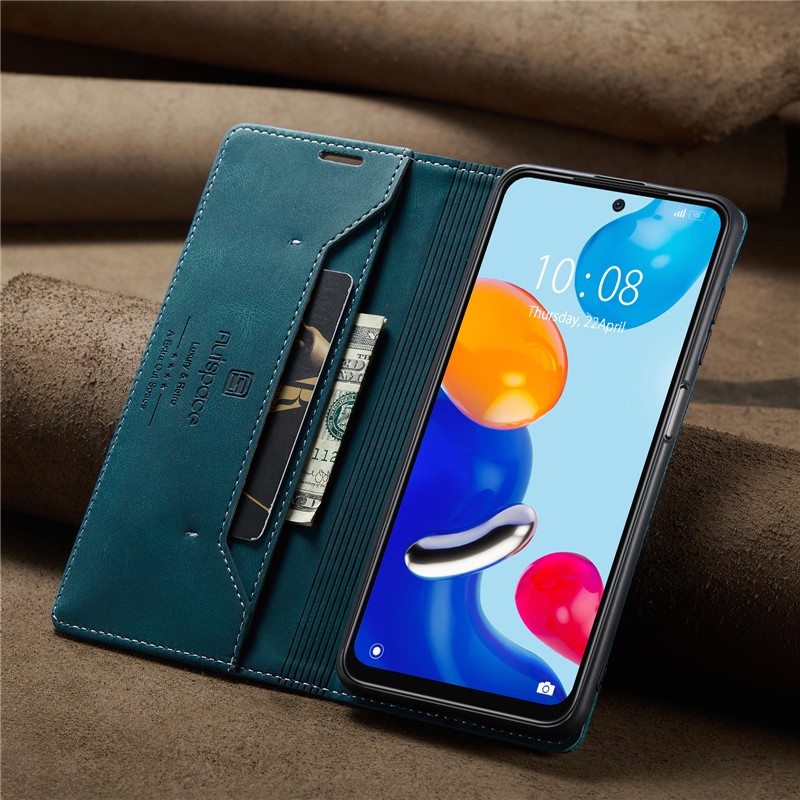 Vỏ mới! Ốp Điện Thoại Kiểu Ví Da Lật Cho Redmi Note 11 10 9 8 Pro 11s 10s 9s Xiaomi 11 11T 10T Pro Lite