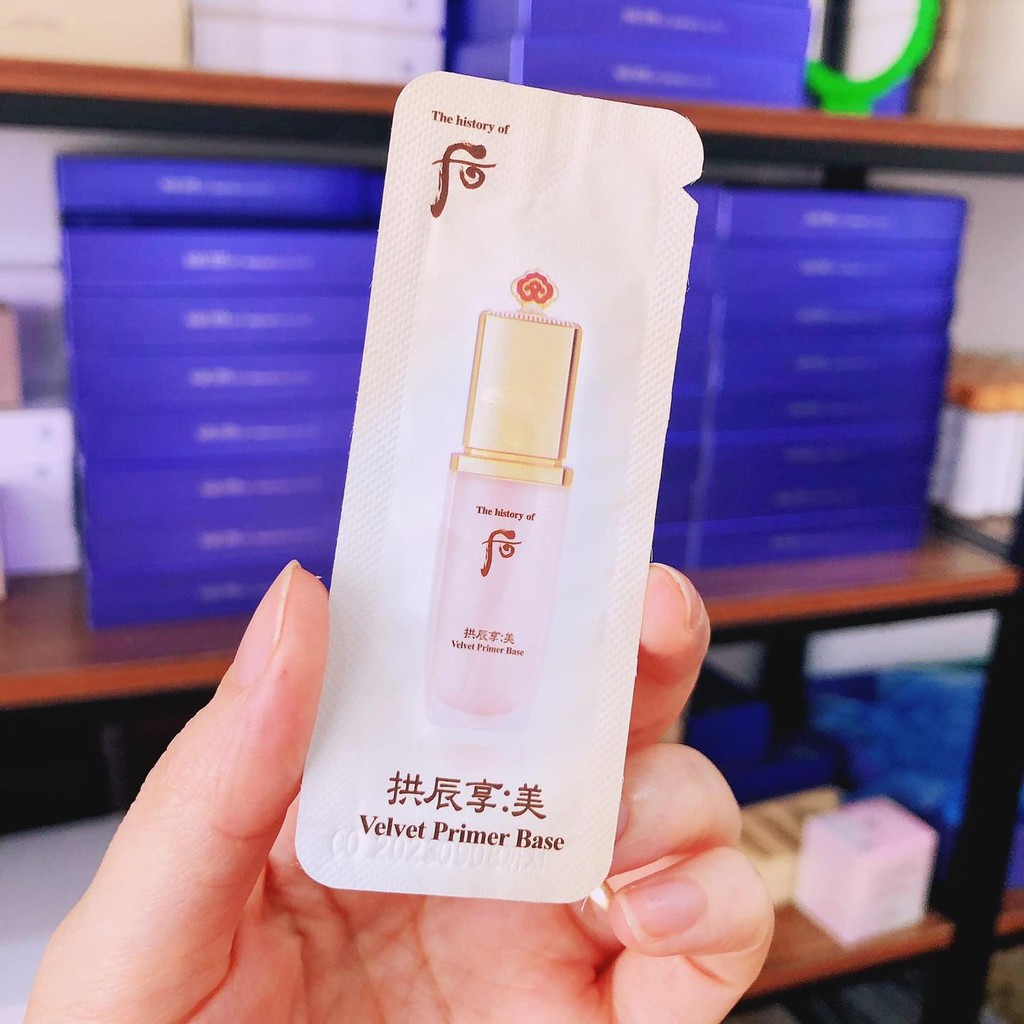 10 gói kem lót Whoo Velvet Prime base
