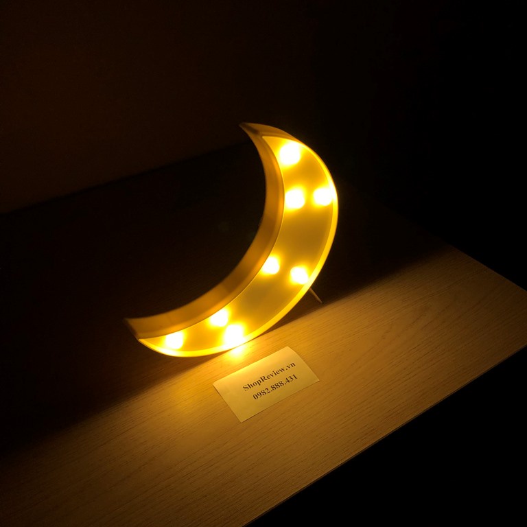 Đèn led trang trí lều cắm trại du lịch hình mặt trăng khuyết cực đẹp