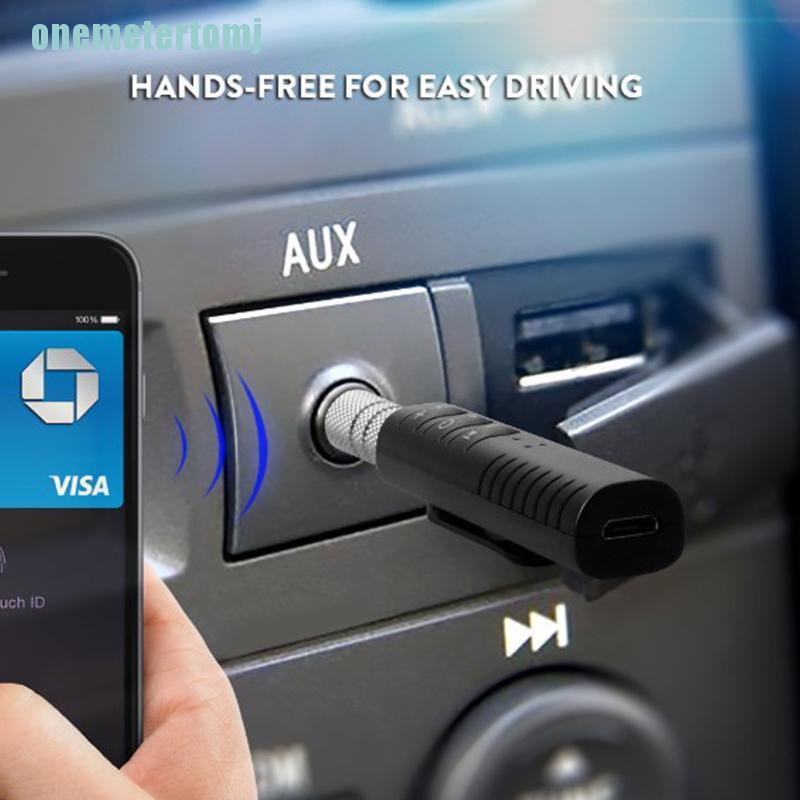 【ter】3.5mm Jack  Audio MP3 Music Bluetooth Receiver Car Kit Wireless Adapter Call
