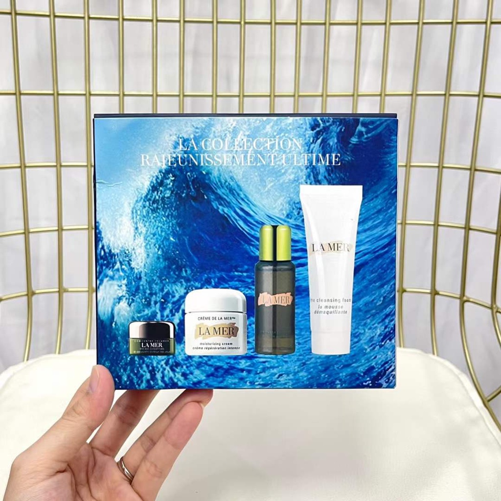 Bộ 4 sản phẩm dưỡng da La Mer Serum