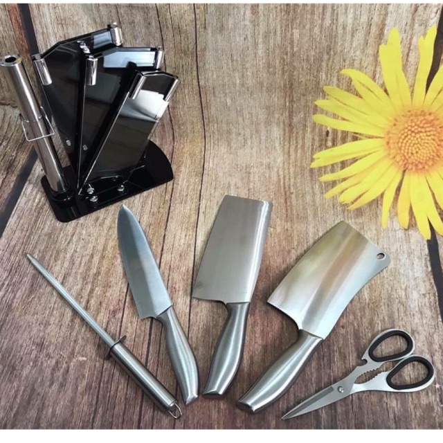 🔪🔪 BỘ DAO INOX 6 MÓN CAO CẤP