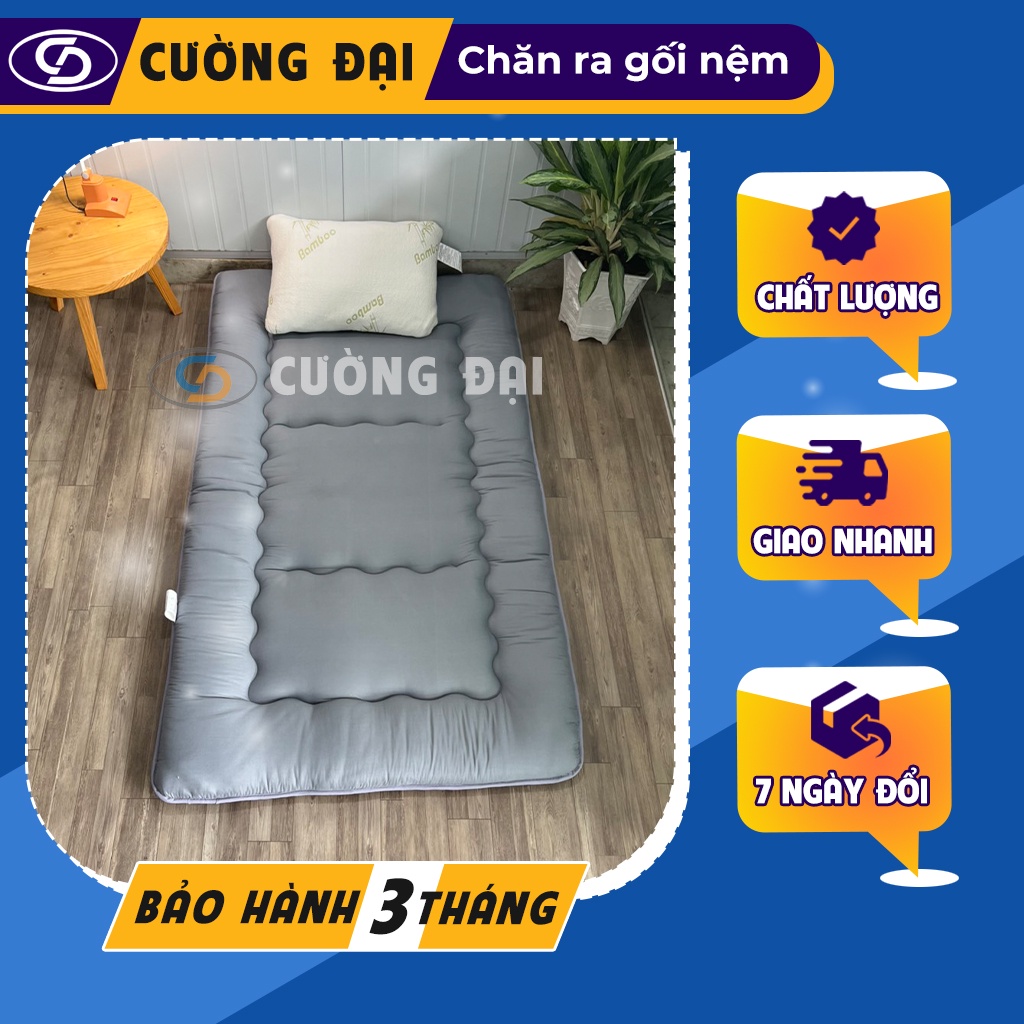 Topper nệm bông xuất nhật + drap nệm xuất xịn