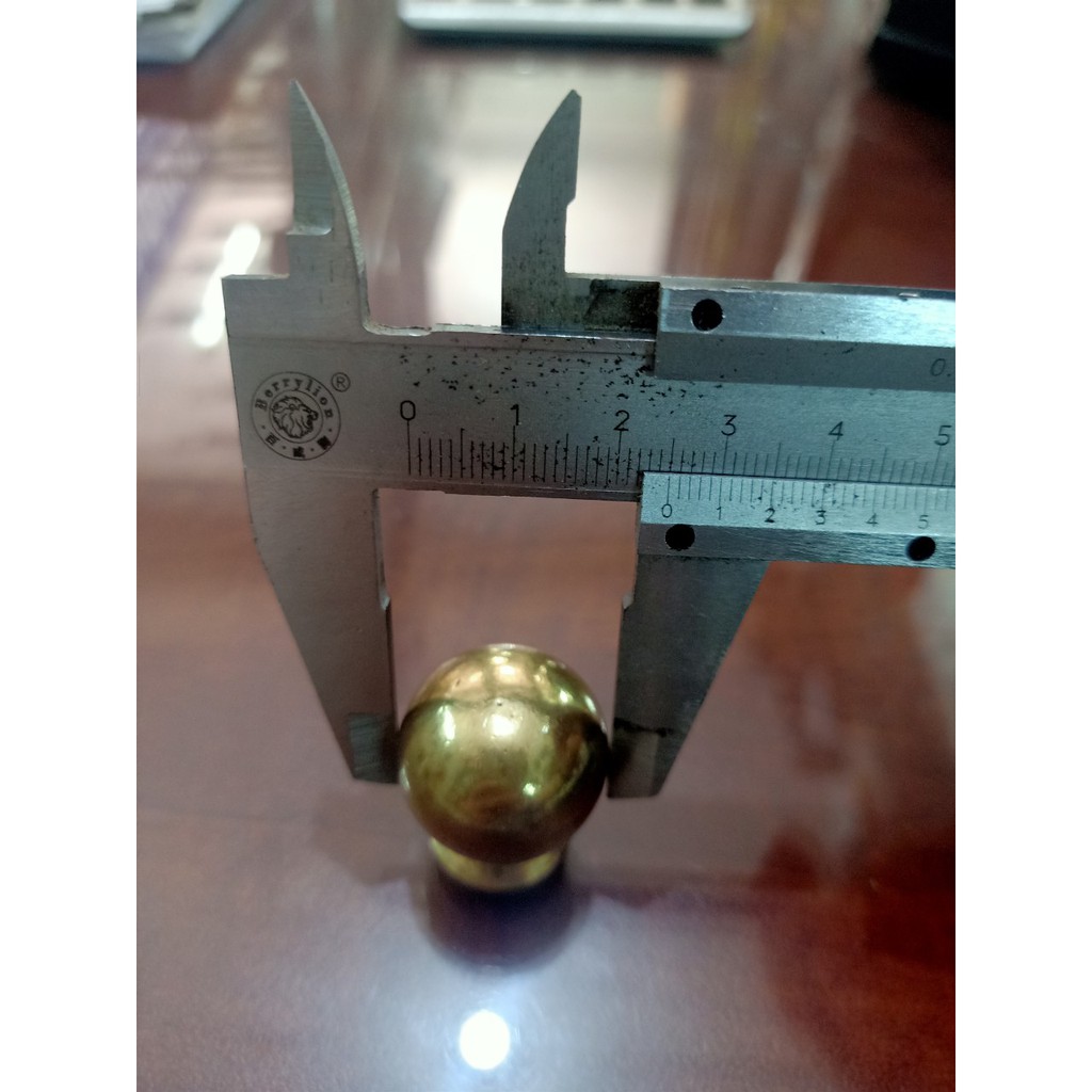 Núm tủ bi Đồng thau nguyên khối KD030