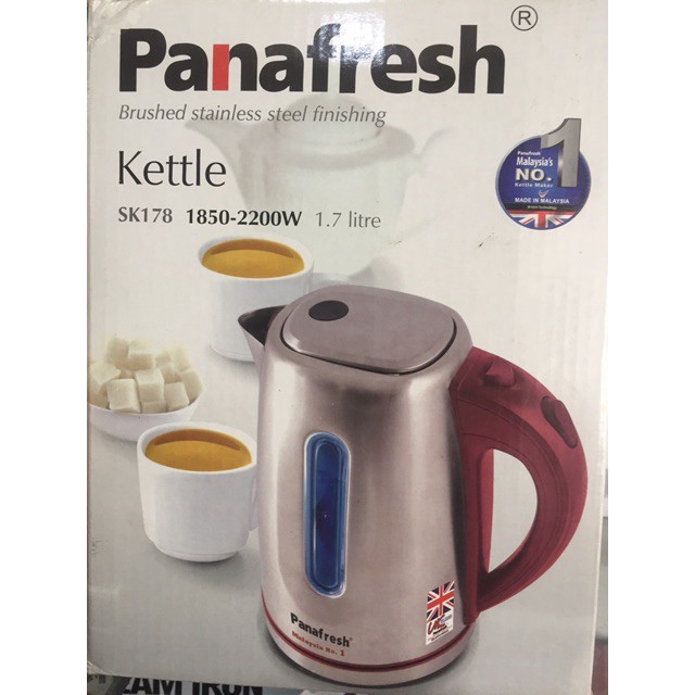 Ấm Siêu Tốc Panafresh Kettle KS-178 Nhập Khẩu