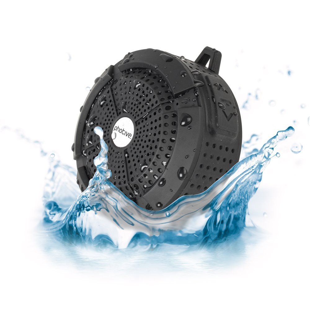 Loa bluetooth tích hợp Micro chống thấm nước Photive RAIN - Đen - Hàng nhập - NEW - Bh 6 tháng