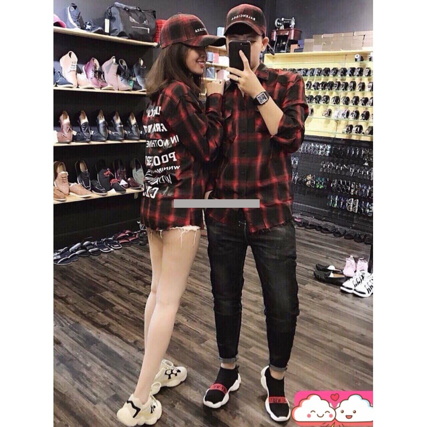 Áo khoát sơ mi đẹp in chữ sau lưng | BigBuy360 - bigbuy360.vn