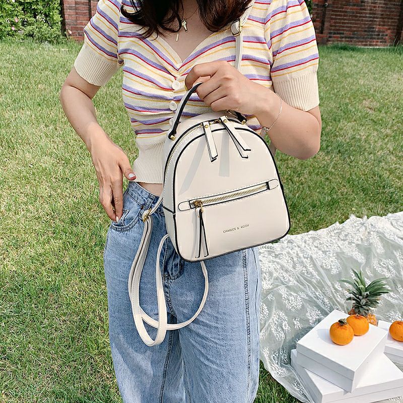 BALO MINI THỜI TRANG, BALO DA KHÓA NGANG BL1520