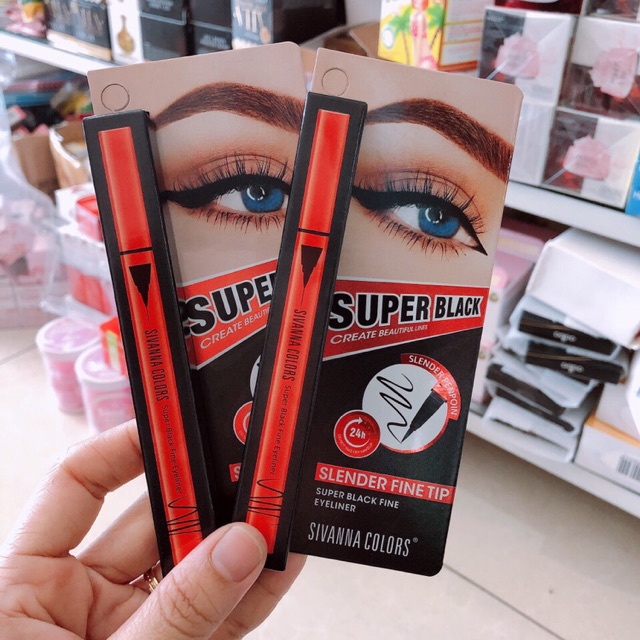 Kẻ mắt nước Sivanna super black