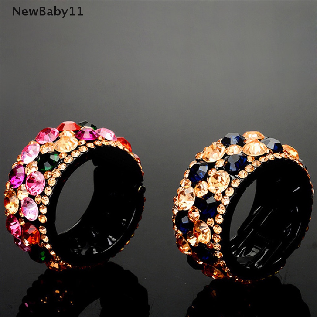 Kẹp Tóc Càng Cua Đính Kim Cương Pha Lê Mini