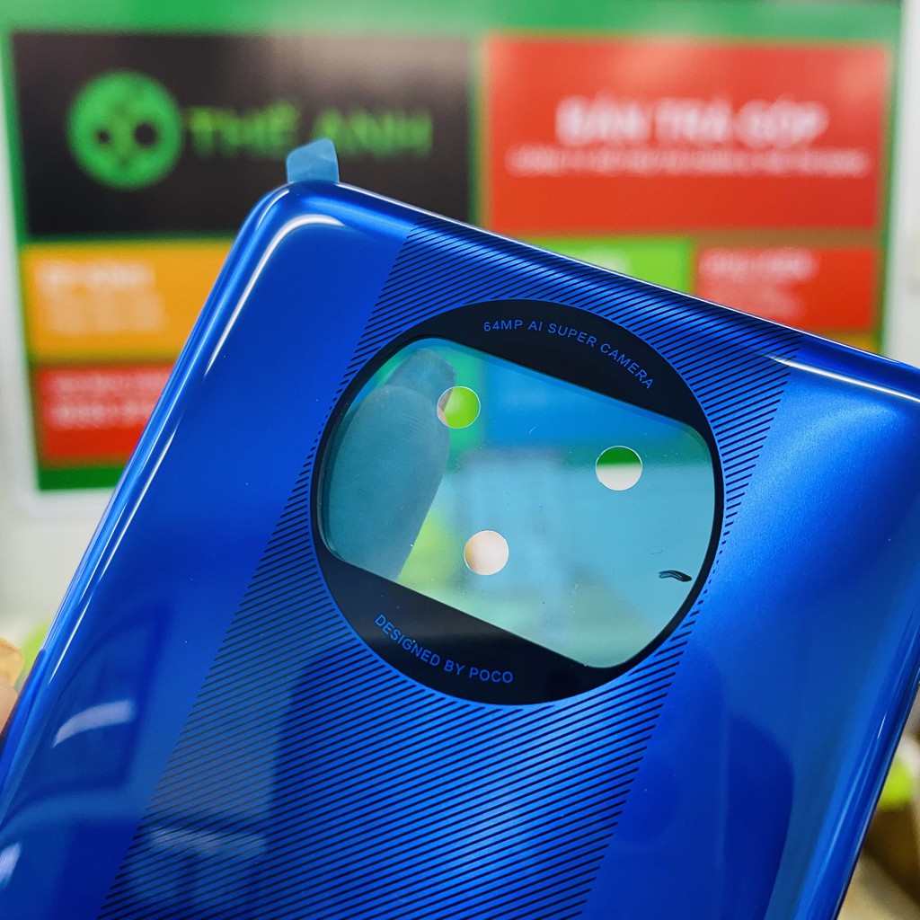 Nắp lưng Xiaomi POCO X3 NFC, mặt kính lưng Xiaomi POCO X3 NFC linh kiện đẹp 9/10 zin đổi trả