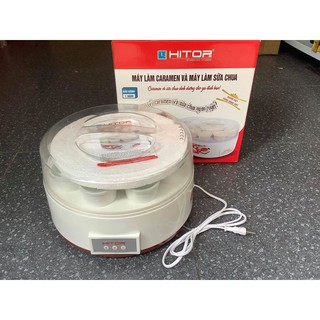 MÁY LÀM CARAMEN VÀ SỮA CHUA 12 CỐC SỨ HITOP