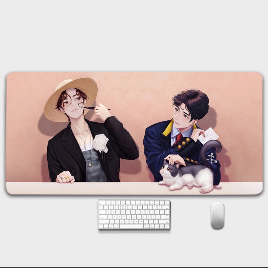 Tấm lót chuột Tiêu Chiến - Vương Nhất Bác (Bác Quân Nhất Tiêu) - Mouse Pad Gaming in theo yêu cầu đủ kích thước BJYXSZD