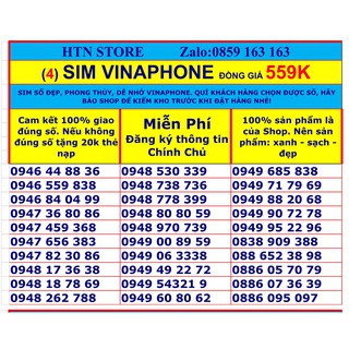 Sim vinaphone số đẹp vina trả trước giá rẻ đồng giá 559k  (4)