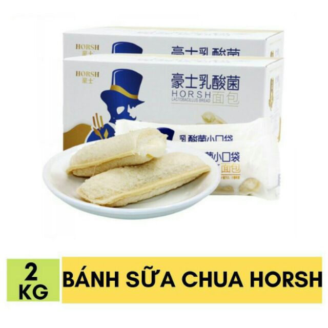 Bánh sữa chua Đài Loan Horsh Lactobacillus Bread ( thùng 2kg)