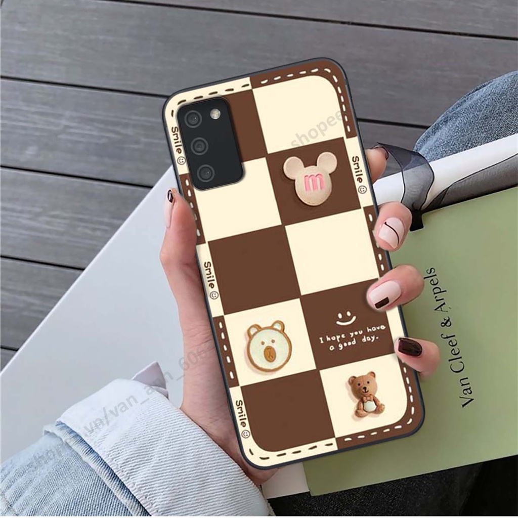 Ốp lưng Samsung A02s / A03s hình gấu, kẹo dễ thương cute