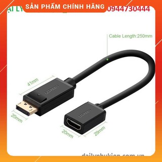Cáp chuyển Displayport to HDMI Ugreen 20404