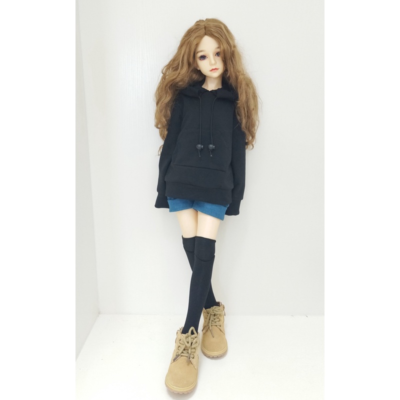 Áo sweater Có Mũ Trùm Thiết Kế Xinh Xắn Cho Búp Bê 1/3 1/4 1/6