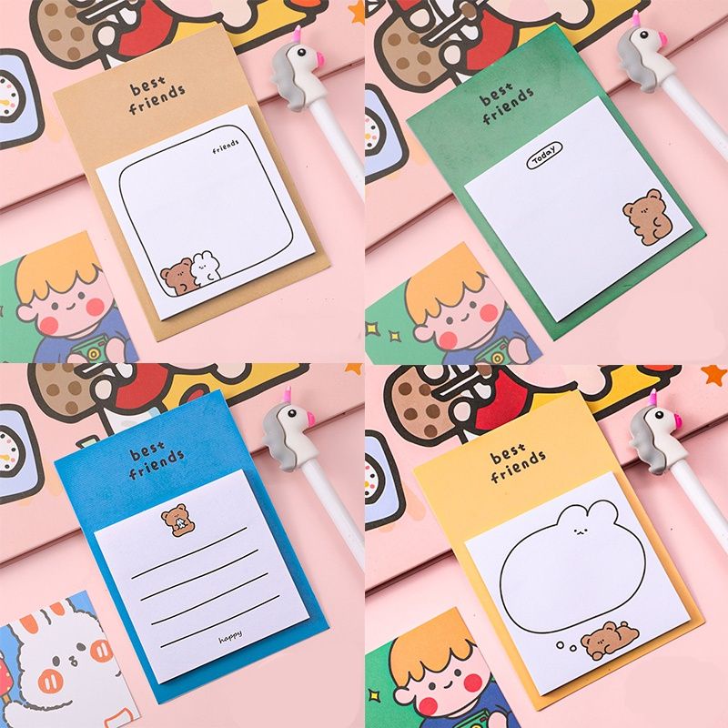 Giấy note ghi chú best friend phong cách Hàn