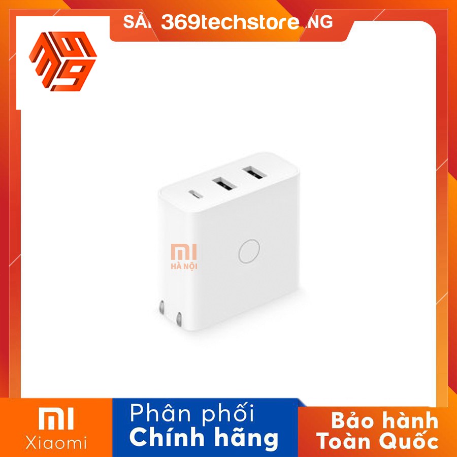 [ BẢO HÀNH 1 ĐỔI 1 ]  Củ sạc nhanh chuẩn PD 65W ZMI HA832 (hỗ trợ sạc laptop) 3 cổng USB-C USB đa năng