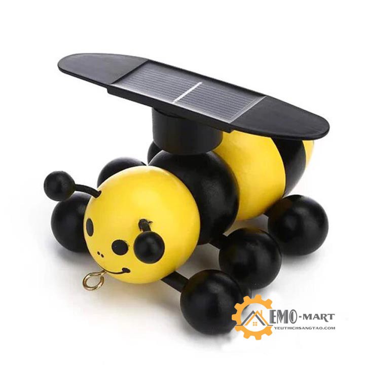 Đồ chơi năng lượng mặt trời ong vàng 💥 BH 1 ĐỔI 1 TRONG 30 NGÀY 💥 Gỗ tự nhiên 100% - Thiết kế thông minh