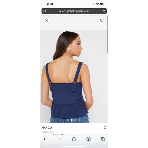 [VANA SHOP] áo babydoll xoài dư xịn