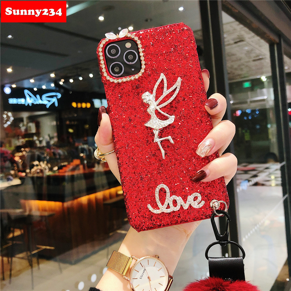 Ốp Lưng Lấp Lánh Cho Samsung S20 Fe Note 20 Ultra M31 A31 A11 M11 A01 A51 A71 S20 Plus A50 A30S A50S A20 A30 S10 Lite 2020 M20 M10 A6 A8 Plus