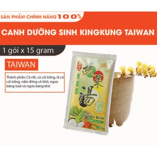 (Date 2022) Canh Dưỡng Sinh Đài Loan King Kung (15gram/gói)