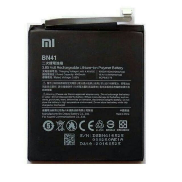 Pin xịn Xiaomi Redmi Note4 (BN41)-hàng nhập khẩu bảo hành 6 tháng
