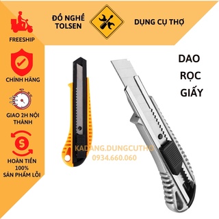 dao rọc giấy lưỡi 18mm tolsen 30001/ 30002/ 30003/ 30018 và lưỡi đi kèm snap-off blade knife