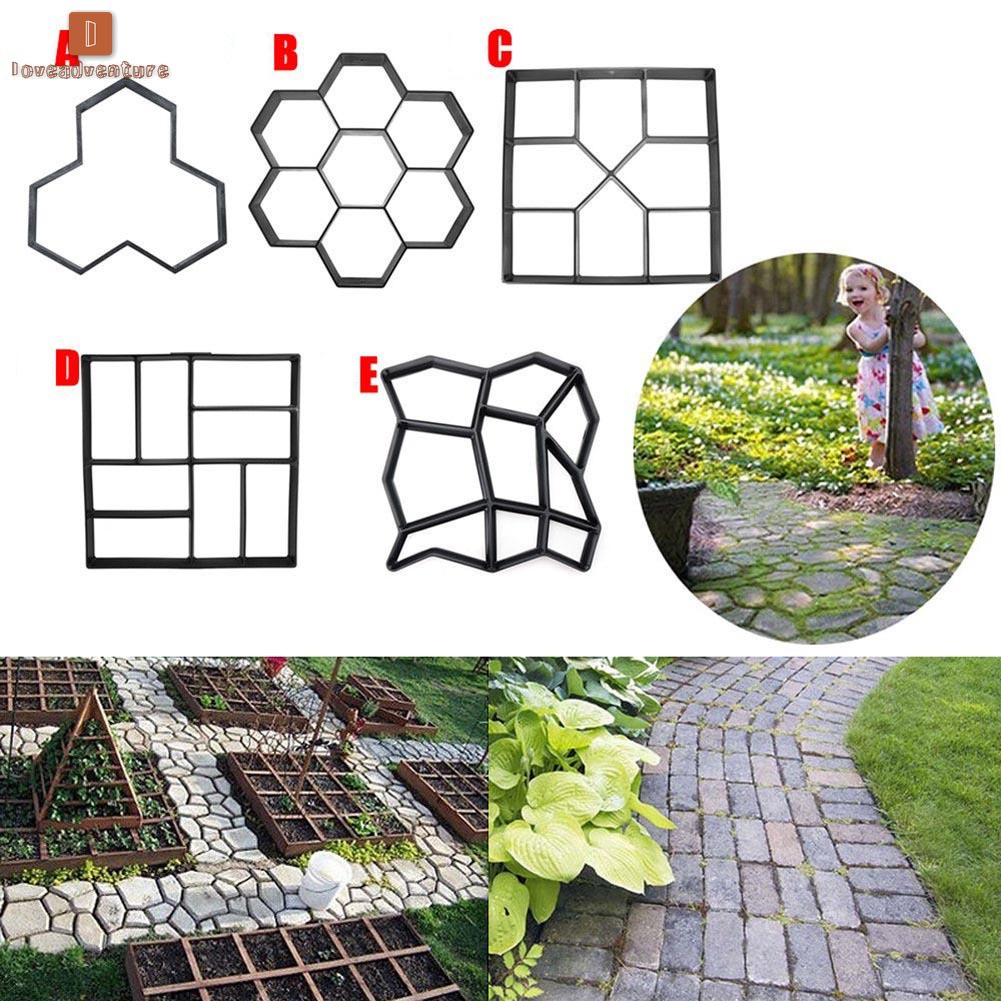 LV Khuôn Đổ Xi Măng Lót Đường Đi Sáng Tạo