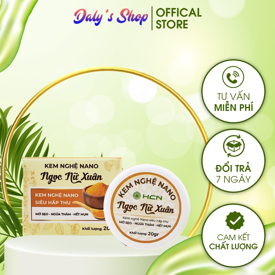Kem nghệ Nano Ngọc Nữ Xuân 20gr mờ sẹo, giảm thâm - DT070