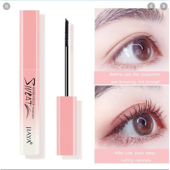 Ảnh thật Mascara Hồng JIAYA Sweet Waterproof Siêu Vi 7g Auth Nội Địa