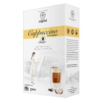 Cà phê Trung Nguyên hòa tan G7 Cappuccino hương Hazelnut/ Mocha/ Coconut (Hộp 12 gói 18 gr)